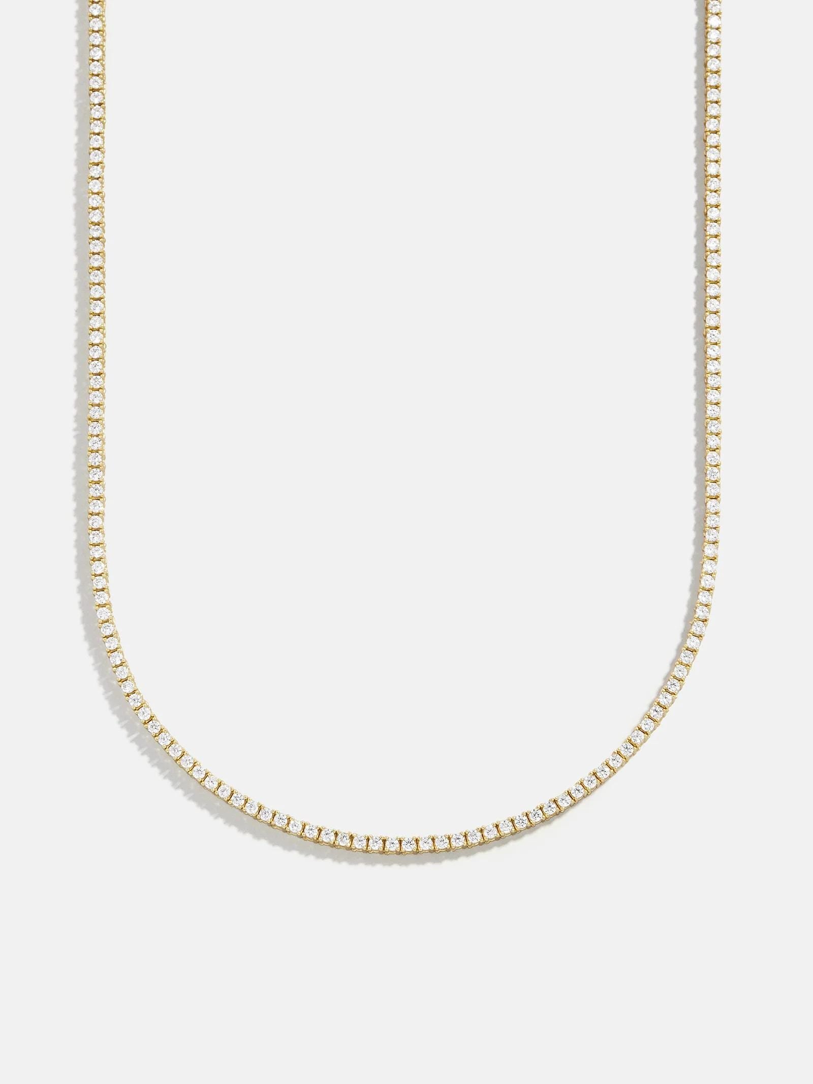 Silver CZ Tennis Choker Necklace, Dainty Bridal Jewelry
